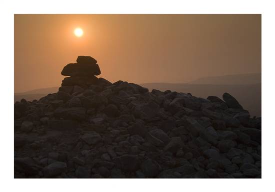 Cairn on Ilkley Moor